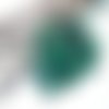 Assortiment perles 4 mm rocaille mélange bleu vert turquoise argent 10g