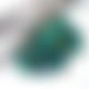 Assortiment perles 4 mm rocaille mélange bleu vert turquoise or 10g