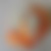 Biais uni replié polycoton couleur orange largeur 20 mm 