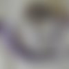 Ruban passepoil lamé couleur violet largeur 1 cm 
