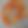 Ruban de satin couleur orange largeur 15 mm 