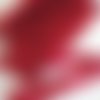 Galon à frange pompons couleur rouge et bordeaux largeur 28 mm 