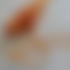 Ruban de soie couleur orange largeur 5 mm 