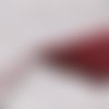 Pompon à fil rayonne longueur 7 cm couleur rouge