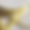 Ruban croquet serpentine, coton, couleur jaune, largeur 11 mm