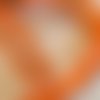 Ruban voile d'organza, couleur orange, largeur 16 mm