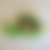 Ruban de velours couleur vert vif largeur 16 mm 