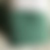 Coupon de tissu, coton mousseline double gaze, couleur vert