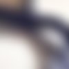 Ruban de velours couleur bleu marine largeur 16 mm 