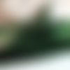 Ruban de velours couleur vert émeraude largeur 25 mm 