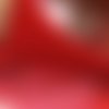 Ruban de velours couleur rouge coquelicot largeur 38 mm
