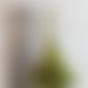 Pompon à fil rayonne longueur 7 cm couleur vert