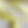 Ruban de satin double face surpiqué couleur jaune largeur 10 mm 