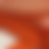 Sangle bagagère, coton, couleur orange, à paillettes argent, largeur 30 mm
