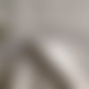 Coupon de tissu coton fond gris motif chat