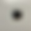 Arrêt cordon, ovale, largeur 25 mm, couleur noir, 2 trous de 5 mm