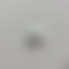 Arrêt cordon, boule, diamètre 18 mm, couleur blanc, trou de 5 mm