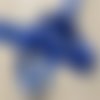 Ruban de satin couleur bleu (13) largeur 25 mm