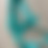 Ruban de satin couleur bleu turquoise (55) largeur 25 mm