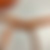 Ruban de velours couleur orange largeur 10 mm