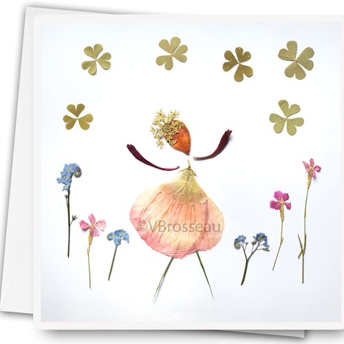 carte anniversaire avec des fleurs Carte Land Art Avec Petales De Fleurs Carte Anniversaire Un carte anniversaire avec des fleurs