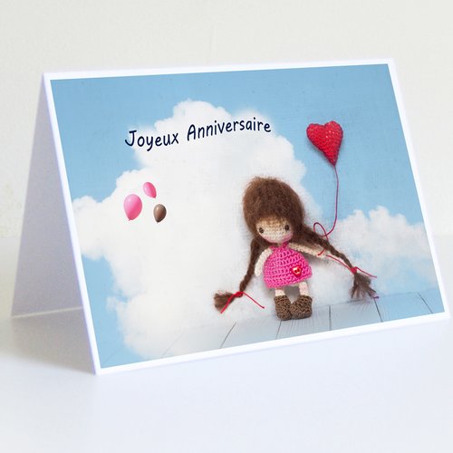 Carte Anniversaire Coccinelle Un Grand Marche