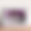 Pissenlit et petites gouttes, photo 20 x 30 cm, couleur violet