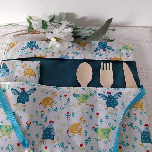 Pochette range couverts, étui à  couverts