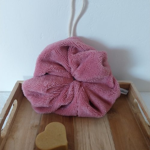 Fleur de douche micro éponge bambou