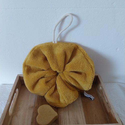 Fleur de douche micro éponge bambou