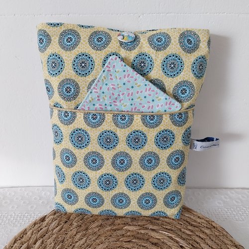 Pochette à livre molletonnée