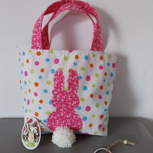 Sac de pâques, panier chasse aux oeufs
