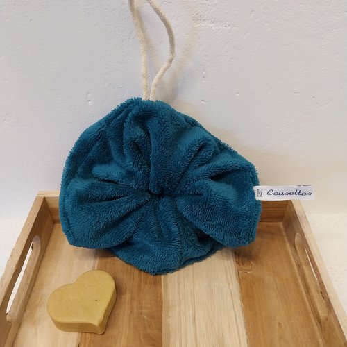 Fleur de douche micro éponge bambou