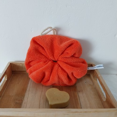 Fleur de douche micro éponge bambou