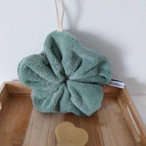 Fleur de douche micro éponge bambou