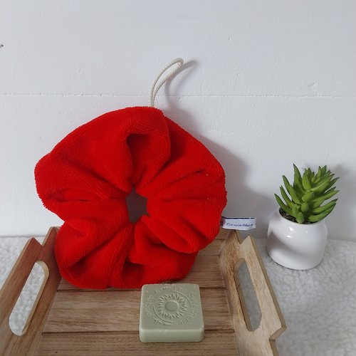 Fleur de douche micro éponge bambou