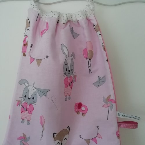 Serviette de cantine élastique, bavoir de cantine, maternelle