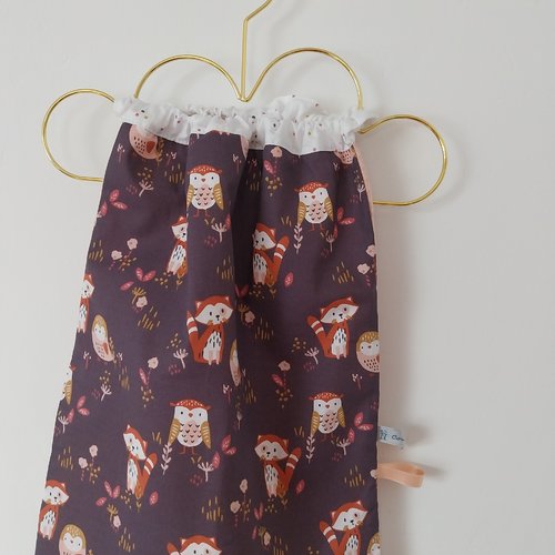 Serviette de cantine élastique, bavoir de cantine, maternelle