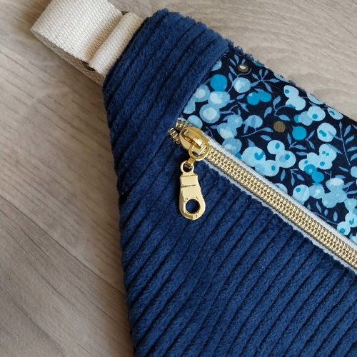 Sac banane adulte - fleurs des champs