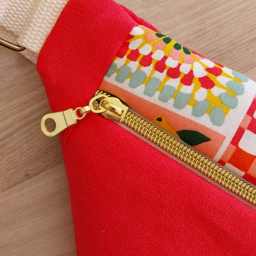 Sac banane adulte - patchwork d'été