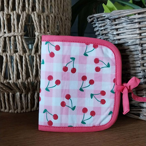 La pochette duo cerisette - rangement chargeur, écouteurs et petits essentiels