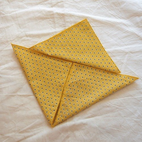 Lot de 2 mouchoirs motifs japonisants