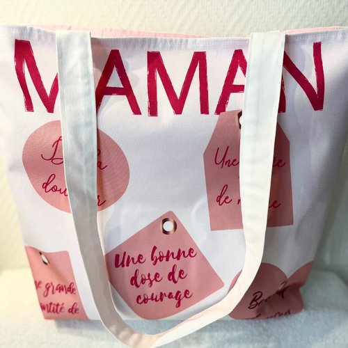Sac cabas motifs spécials fête des mères