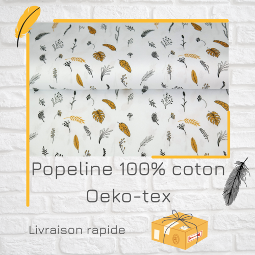 Popeline  coton oeko-tex