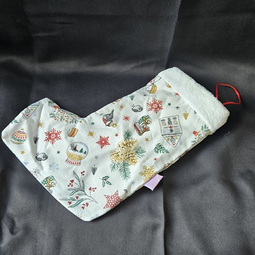 Chaussette de noël à suspendre