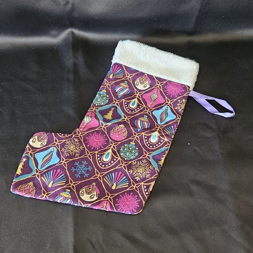 Chaussette de noël à suspendre