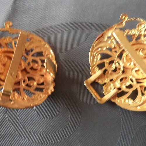SUPERBE ANCIENNE PLAQUE Boucle Ceinturon Lycee Imperial De Dijon Empire