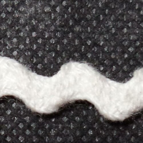 Ruban croquet blanc en coton largeur 0.50 cm excellente qualité neuf 