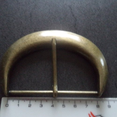 Boucle de ceinture en métal coileur bronze