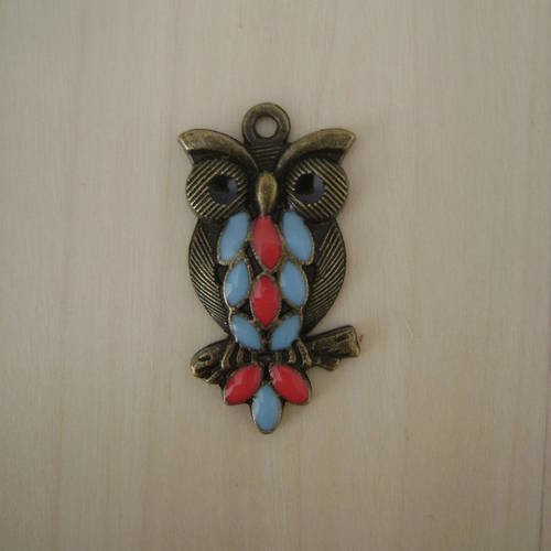 Breloques/ pendentifs en bronze "hibou" 